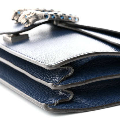 Gucci Dollar Calfskin Crystal Small Dionysus Shoulder Bag Blue Agata Montana Sapphire 11 of 17