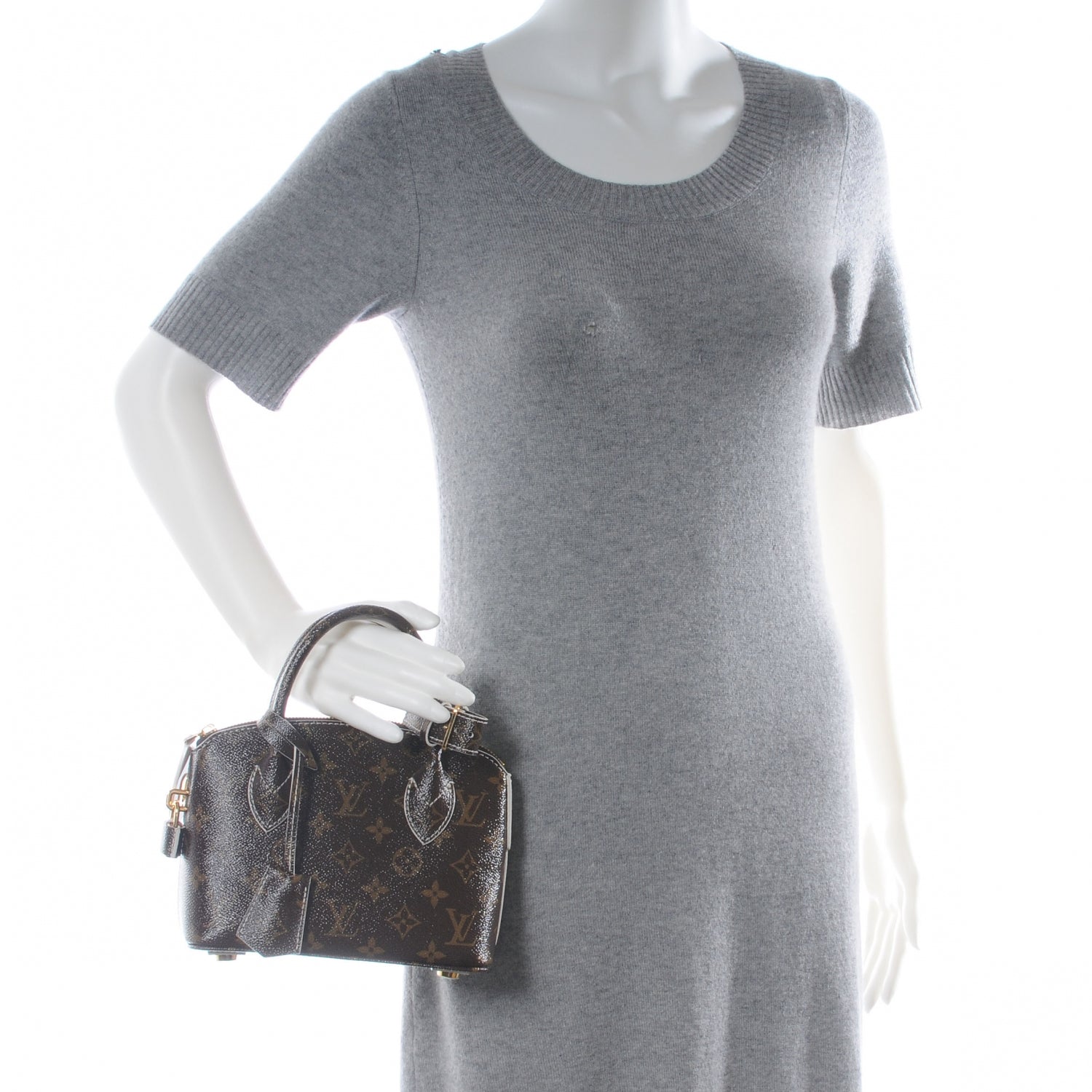 Louis Vuitton Monogram Shine Fetish Lockit BB 4 of 7