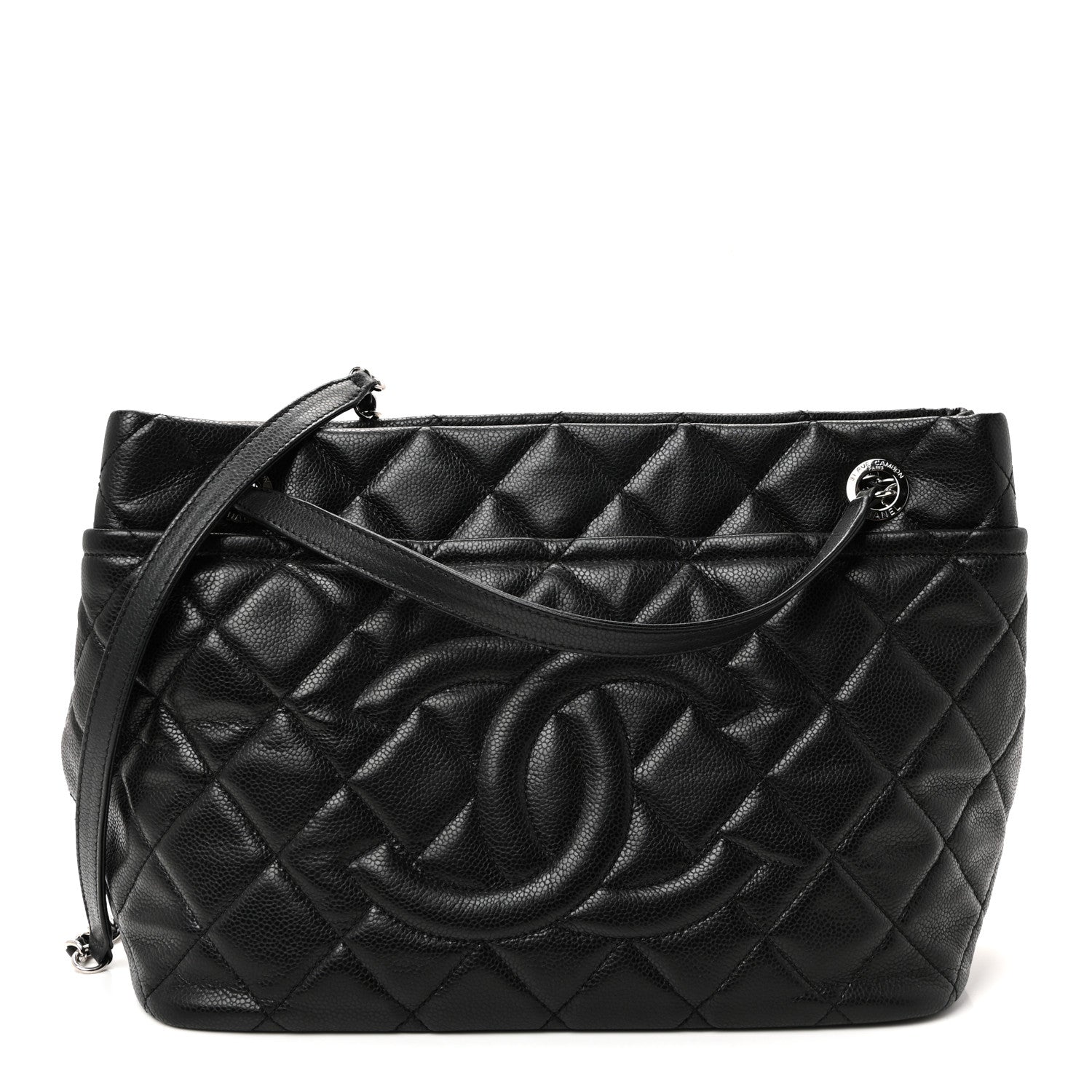Chanel Caviar Quilted Timeless CC Soft Tote Black 1 of 9