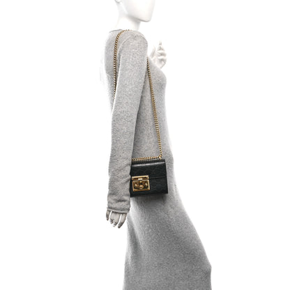 Gucci Guccissima Small Padlock Shoulder Bag Black 2 of 10