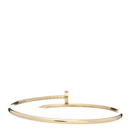 Cartier 18K Yellow Gold Small Juste Un Clou Bracelet 17 3 of 5