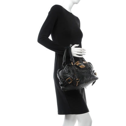 Chloe Calfskin Small Paddington Satchel Black 2 of 7