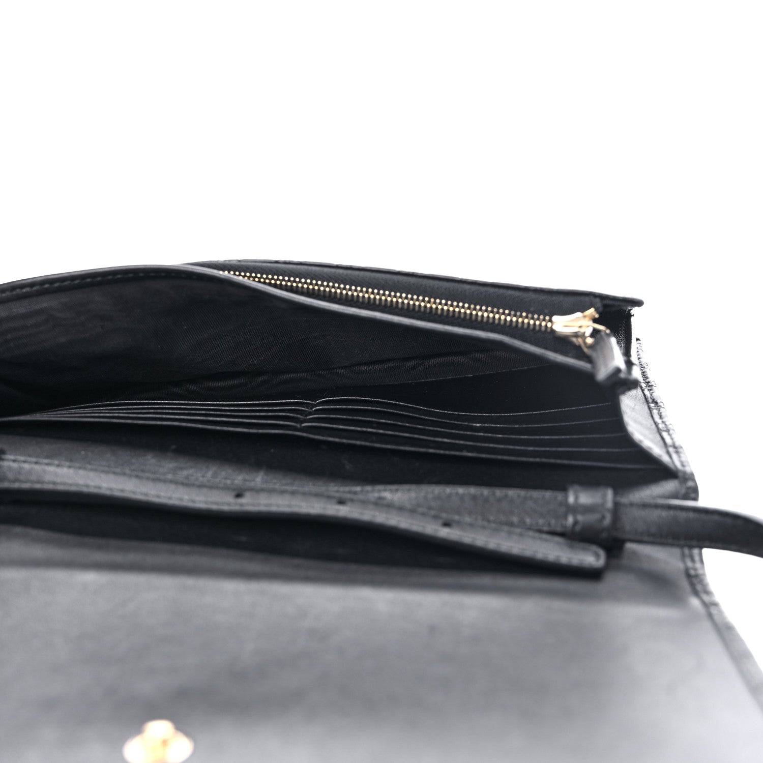Gucci Microguccissima Crossbody Wallet Black 5 of 10