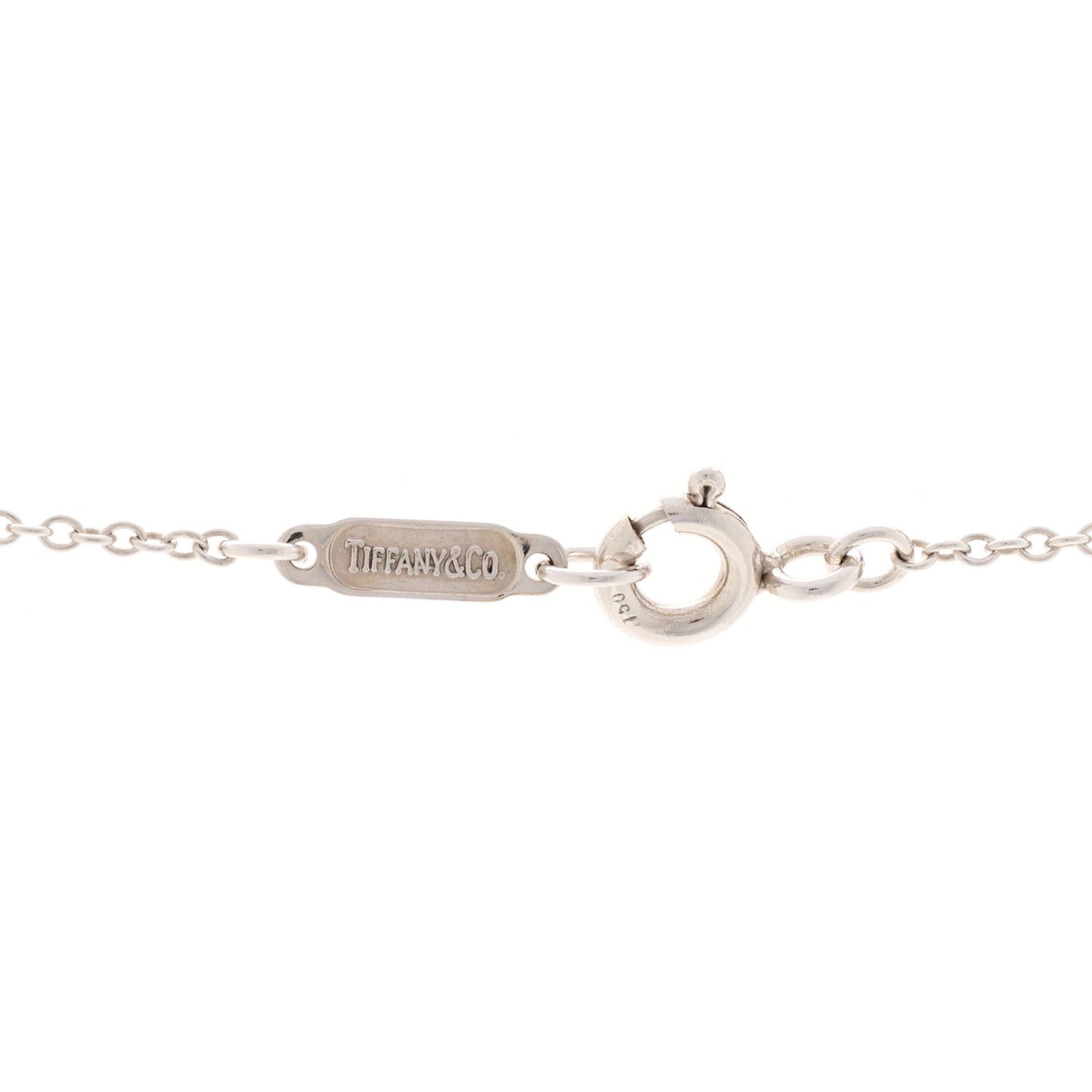 18K White Gold Diamond Signature X Pendant Necklace