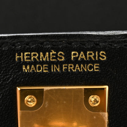 Hermes Tadelakt Mini Kelly Sellier 20 Black 6 of 11