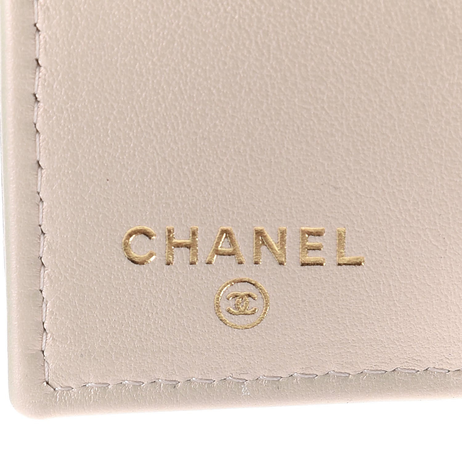 Chanel Iridescent Lambskin Quilted Double Flap Wallet Ivory 6 of 8