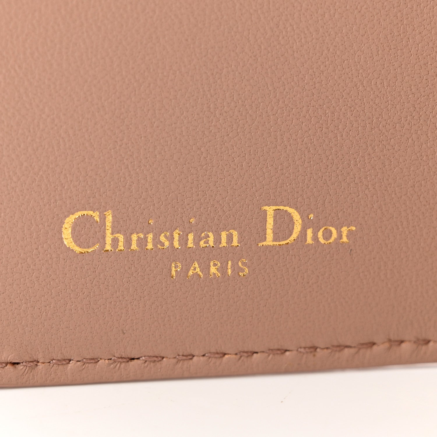 Christian Dior Grained Calfskin Supple Cannage Caro Scarlet Zipped Wallet Rose Des Vents 6 of 7