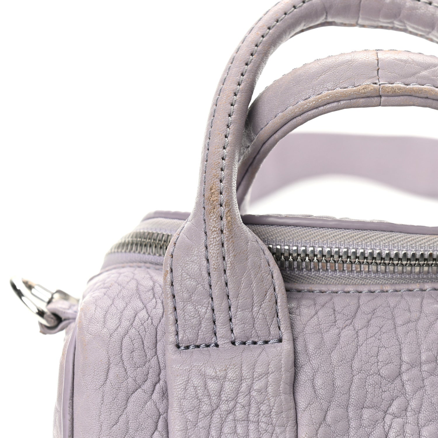 Alexander Wang Pebbled Lambskin Mini Rockie Lavender Rodhium Hardware 10 of 21