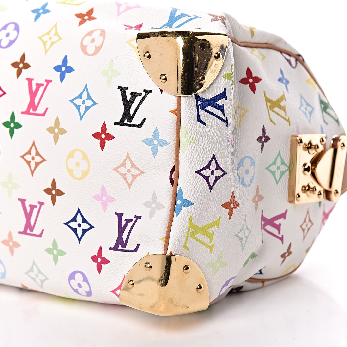 Monogram Multicolor Speedy 30 White