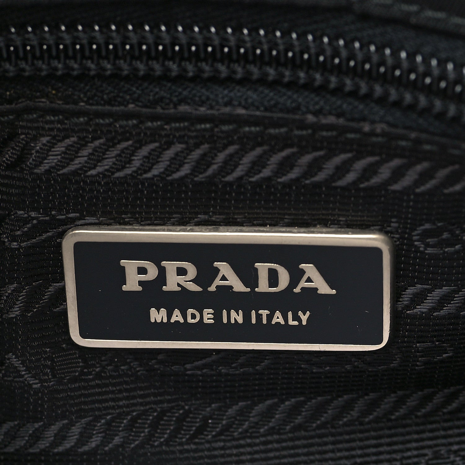 Prada Nylon Vela Drawstring Shopping Tote Black 5 of 7