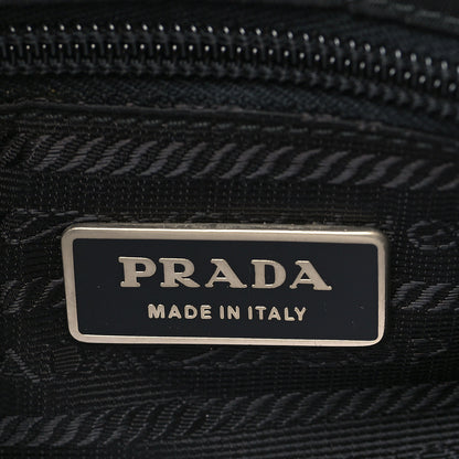Prada Nylon Vela Drawstring Shopping Tote Black 5 of 7