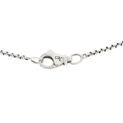 David Yurman Sterling Silver Diamond Pave 7mm Petite Albion Pendant Necklace 5 of 5