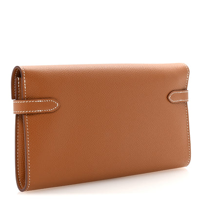 Hermes Epsom Kelly Longue Wallet Gold 3 of 8