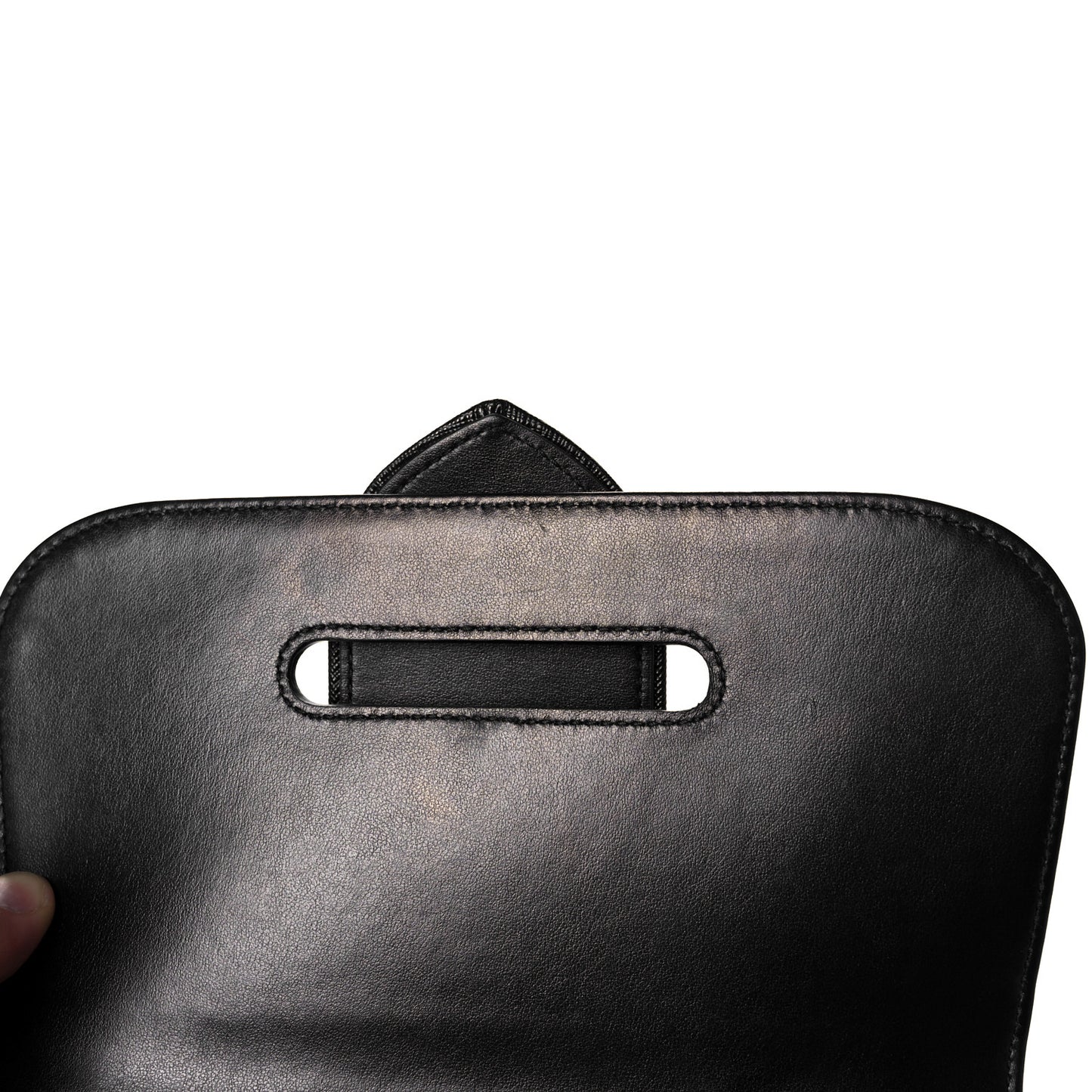 City Calfskin Sidonie Shoulder Bag Black