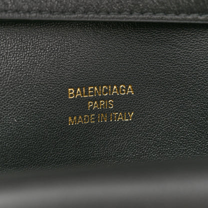 Balenciaga Smooth Calfskin Small Bel Air Clutch On Strap Black 6 of 12
