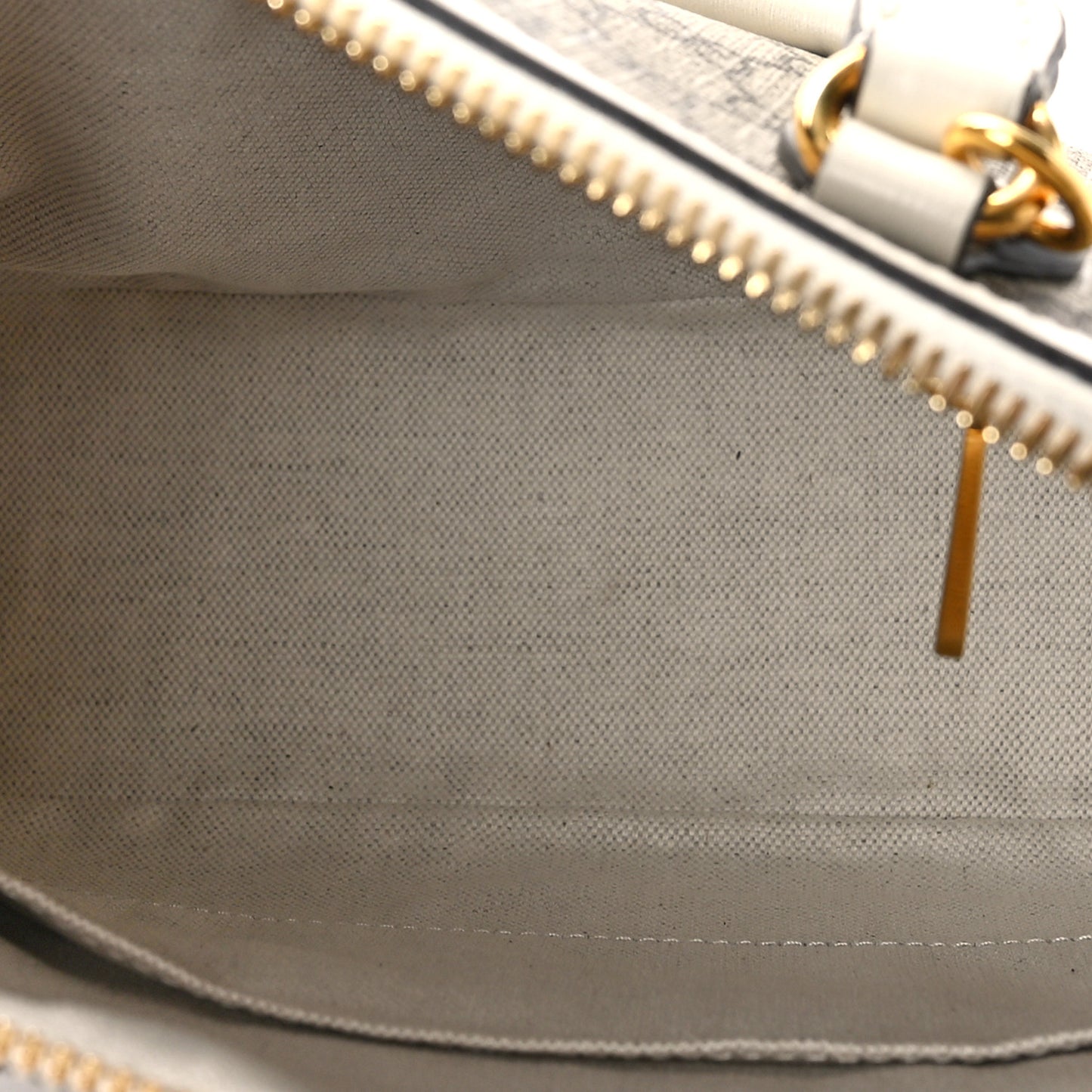 GG Supreme Monogram Azalea Calfskin Small Horsebit 1955 Top Handle Bag Beige Ebony Mystic White