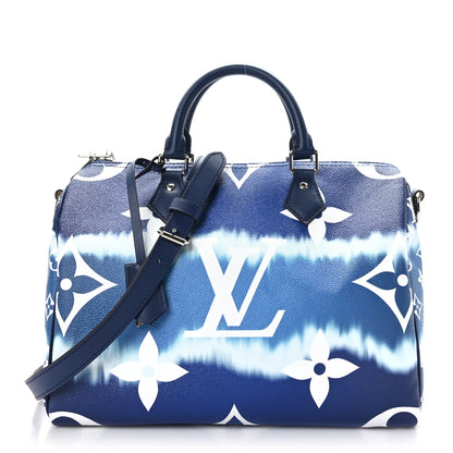 Louis Vuitton Monogram Escale Speedy Bandouliere 30 Blue 1 of 11