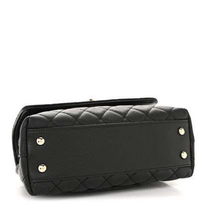 Chanel Caviar Quilted Mini Coco Handle Flap Black 4 of 11