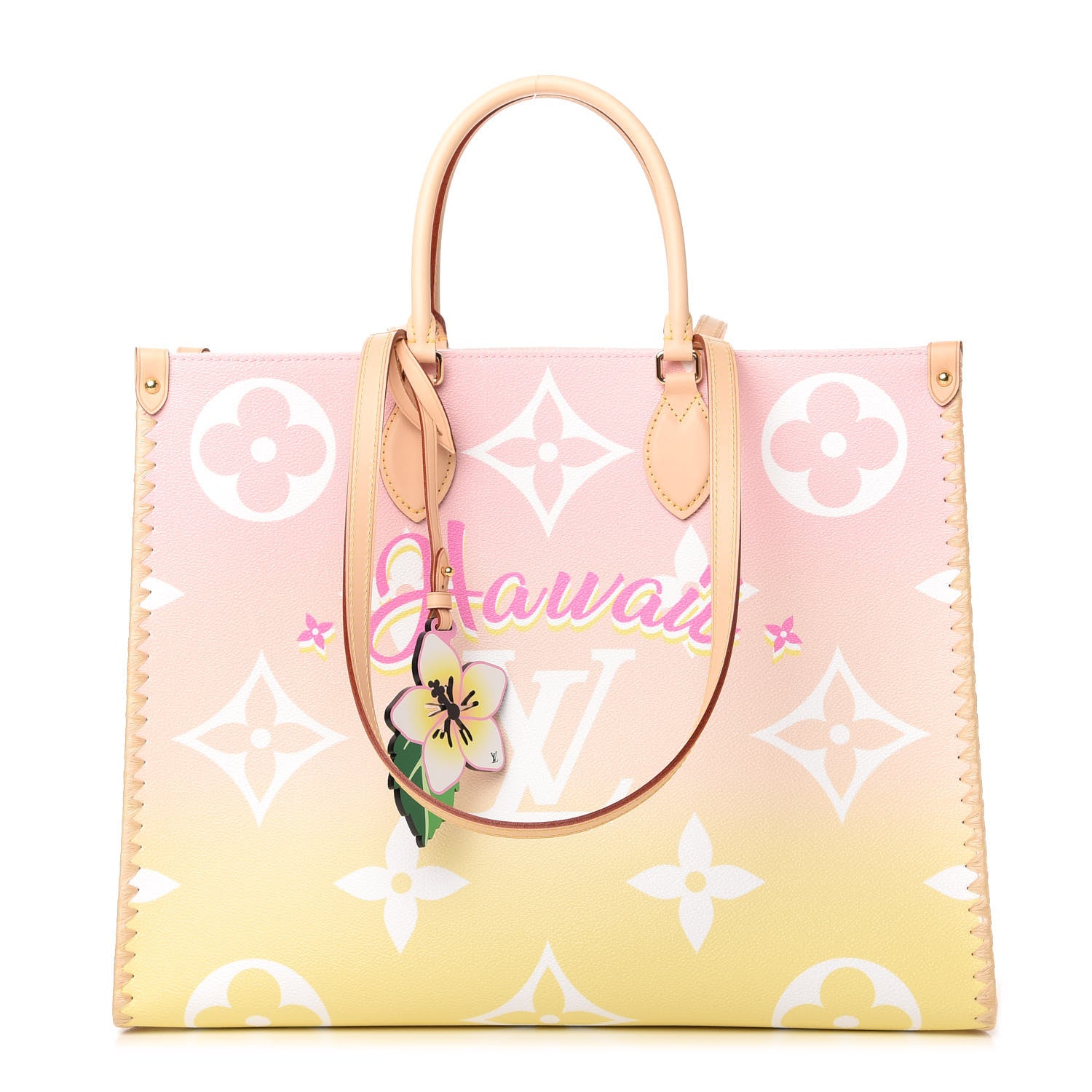 Louis Vuitton Monogram Giant By The Pool Hawaii Onthego GM Light Pink 1 of 10