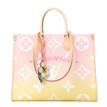 Louis Vuitton Monogram Giant By The Pool Hawaii Onthego GM Light Pink 1 of 10
