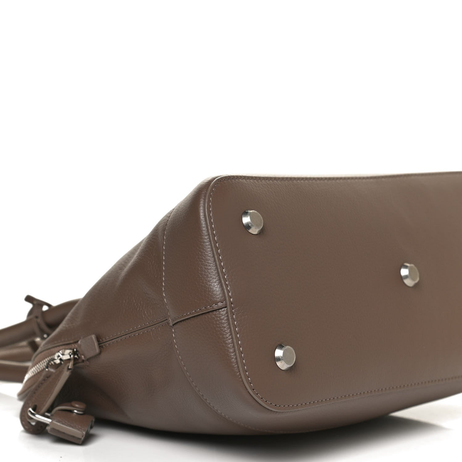 Balenciaga Calfskin Ville Top Handle Bag Mink Grey 10 of 12