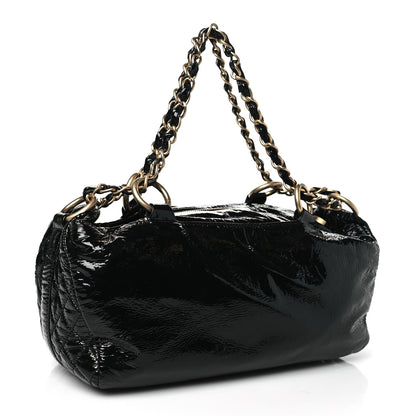 Chanel Vinyl Rock and Chain Small Bowler Black 3 of 10