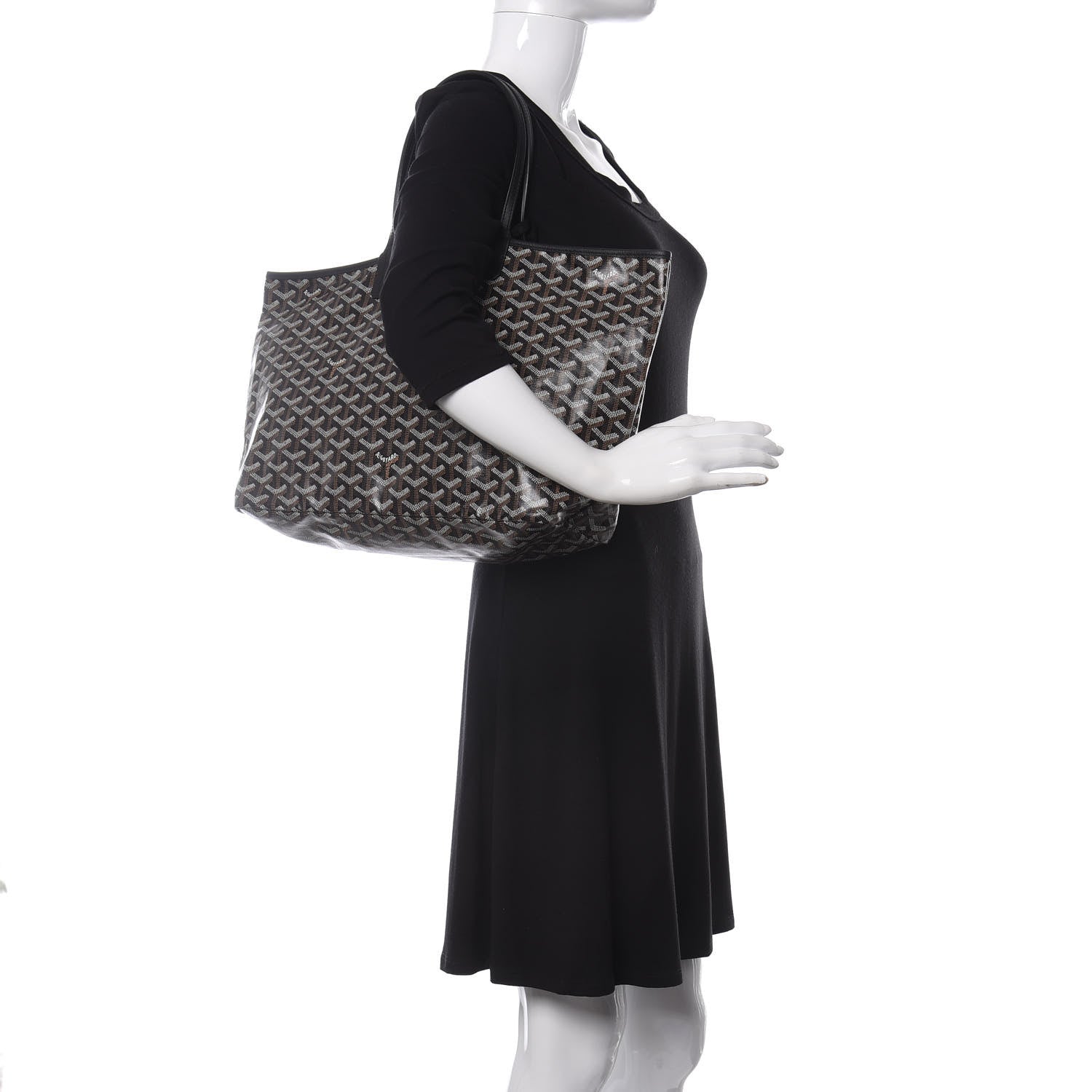 Goyard Goyardine Saint Louis PM Black 2 of 9