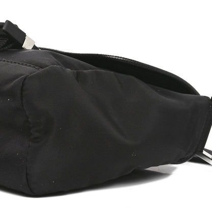 Prada Re-Nylon Saffiano Triangle Shoulder Bag Black 9 of 9