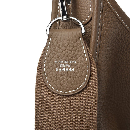 Hermes Taurillon Clemence Evelyne III PM Etoupe 8 of 9