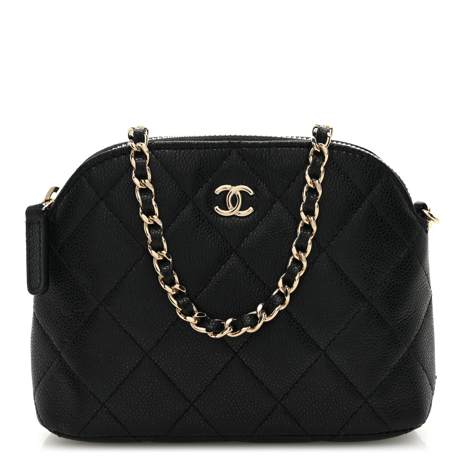 Chanel Caviar Quilted Classic Clutch With Chain Black 1 of 11