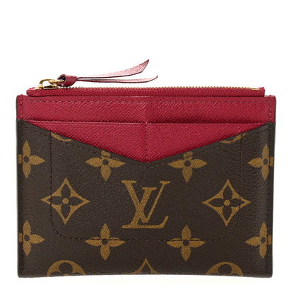 Louis Vuitton Monogram Zipped Card Holder Fuchsia 1 of 7