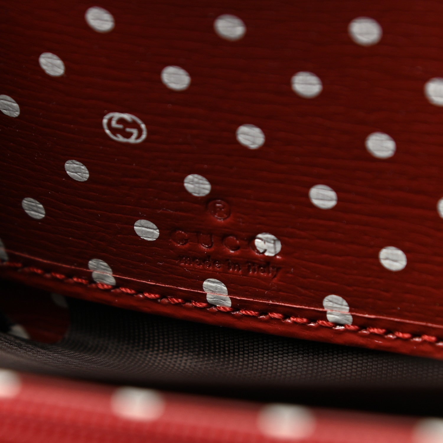 Gucci Calfskin Large Betty Zip Around Wallet Red 6 of 7