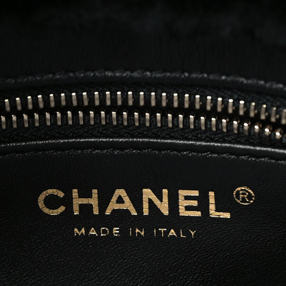 Chanel Shearling Quilted Coconing Single Flap Black 6 of 10