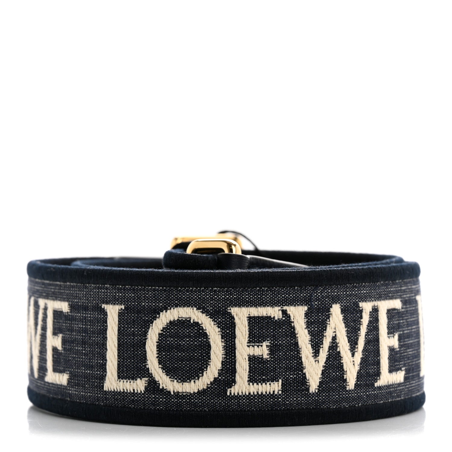Loewe Calfskin Jacquard Anagram Strap Deep Navy 2 of 5