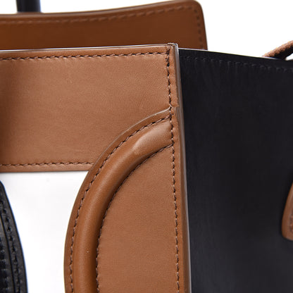 Celine Smooth Calfskin Mini Tri-Color Luggage Brown 16 of 16