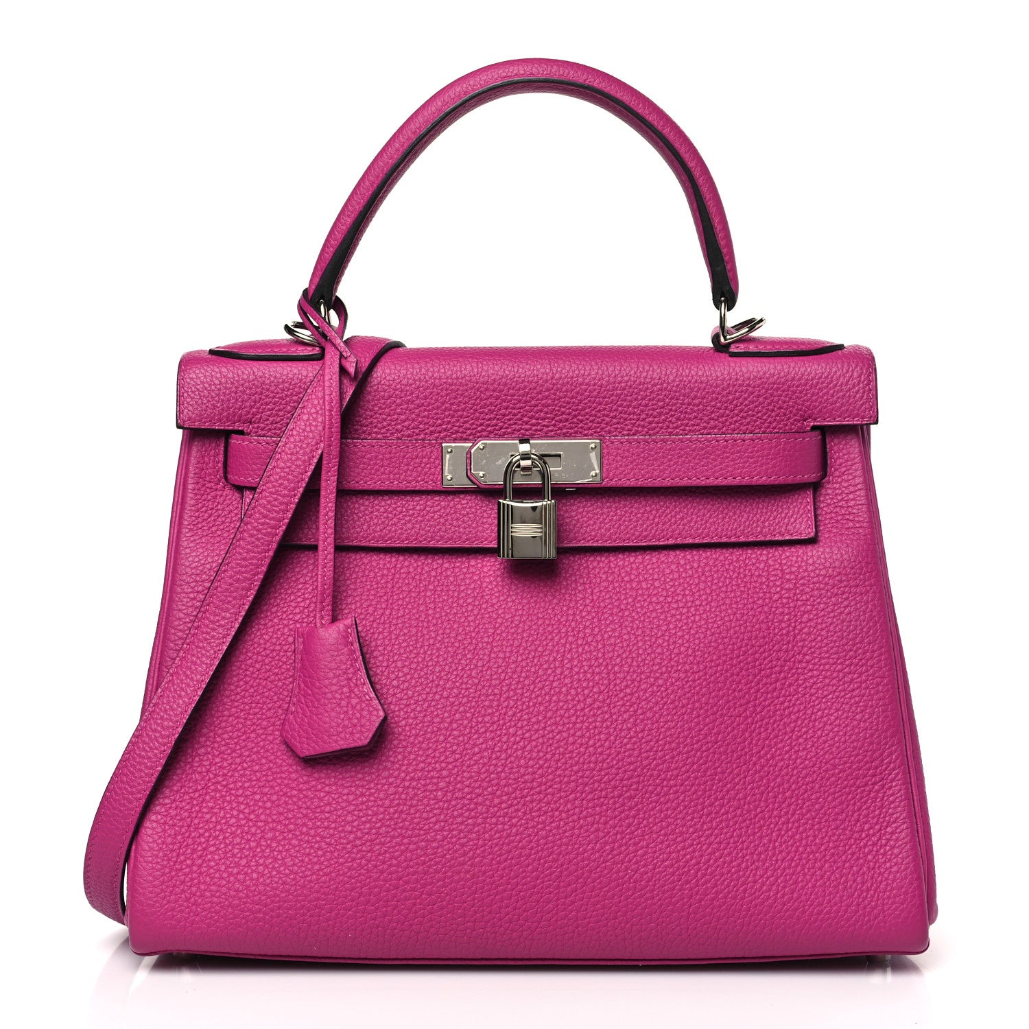 Hermes Togo Kelly Retourne 28 Rose Pourpre 1 of 9