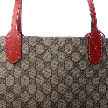 Gucci GG Supreme Monogram Medium Reversible Tote Beige Tobasco 9 of 16