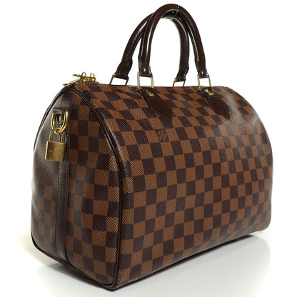 Louis Vuitton Damier Ebene Speedy Bandouliere 30 3 of 8