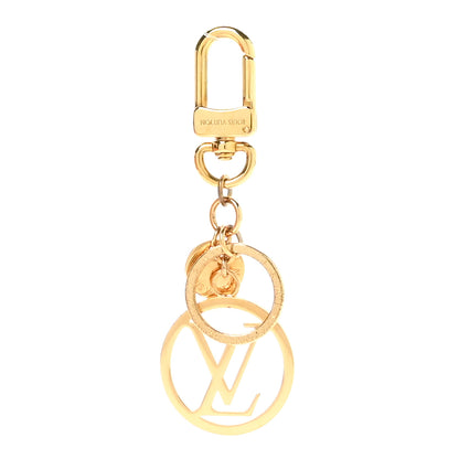 Louis Vuitton LV Circle Bag Charm Key Holder Gold 1 of 5