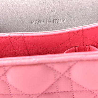 Christian Dior Lambskin Cannage Medium Miss Dior Flap Pink Grey 7 of 9