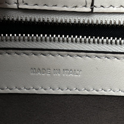 Fendi Vitello Century Opaco F is Fendi Bi-Color Small Runaway Satchel White Ice Black 7 of 13
