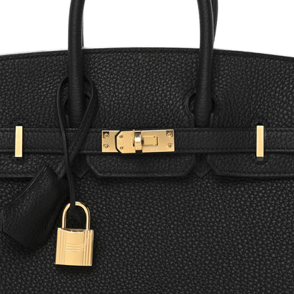 Hermes Togo Birkin 25 Black 15 of 21