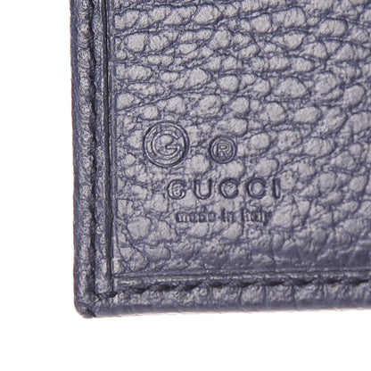 Gucci Calfskin Bi-Fold Wallet Navy 7 of 10