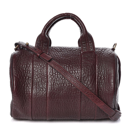 Alexander Wang Pebbled Lambskin Rocco Beet Antique Brass Hardware 1 of 9