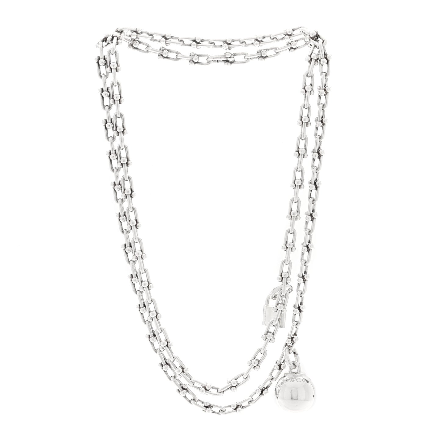 Sterling Silver HardWear Wrap Necklace