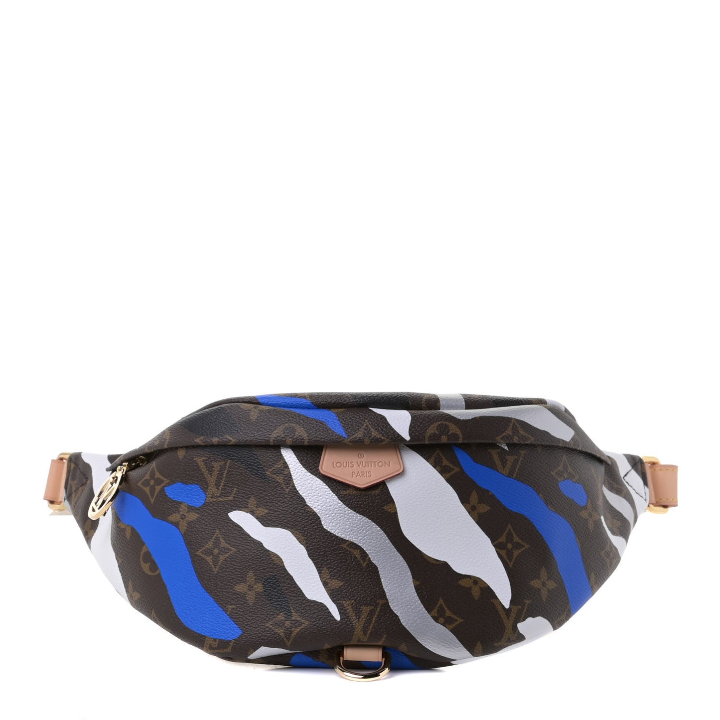 X LOL Monogram Bumbag Blue Silver