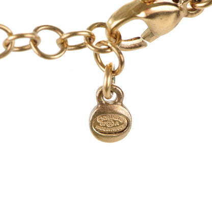 Chanel Crystal CC Necklace Gold 6 of 6