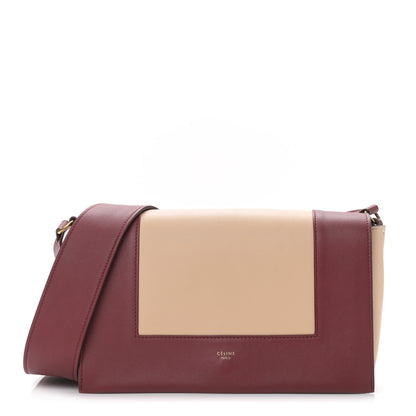 Celine Shiny Smooth Calfskin Medium Frame Shoulder Bag Ruby Nude 1 of 11