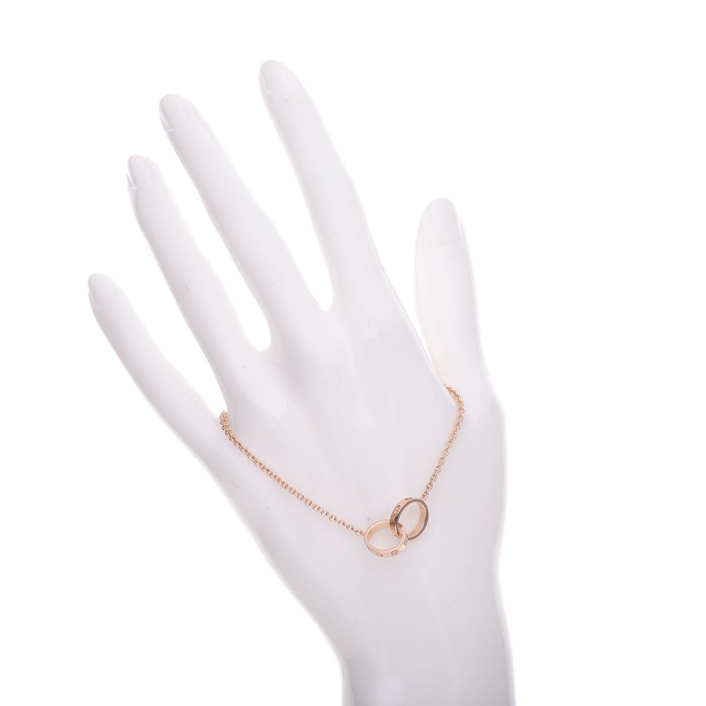 18K Pink Gold Interlocking LOVE Bracelet