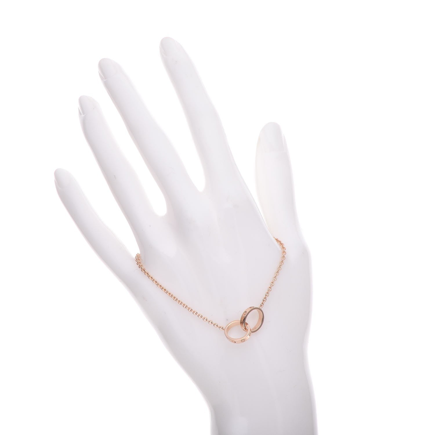 Cartier 18K Pink Gold Interlocking LOVE Bracelet 2 of 5